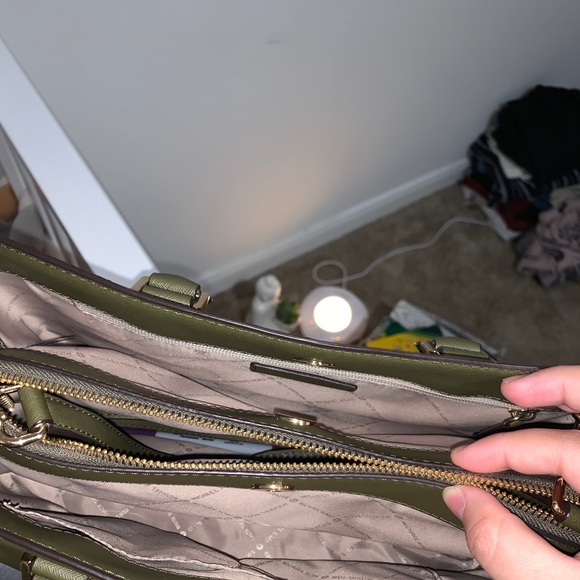 Michael Kors Large Saffiano Leather Satchel - Picture 2 of 4